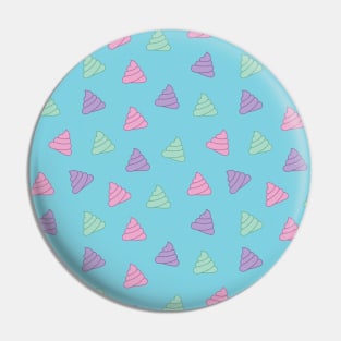 Pastel Poop Emoji Pin