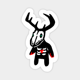 Wendigo buddy little baby wendigo bae cute chibi Magnet