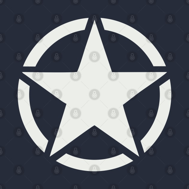 WW2 US Army logo (white star in a circle) by FAawRay