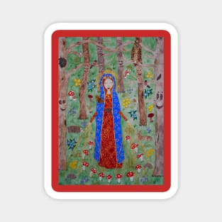 Maria in the Forest Magnet