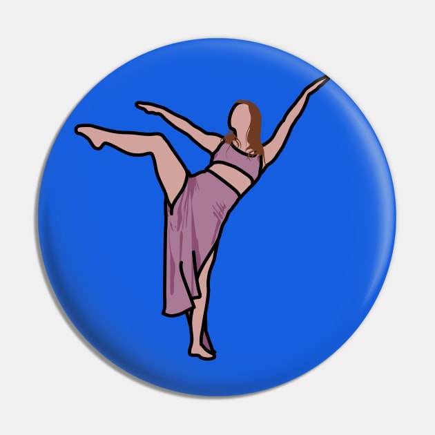 Female dancer Pin by Cleobule