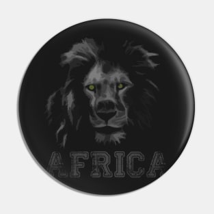 African Lion Pin