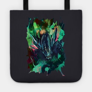 Alien vaporwave Tote