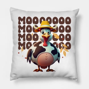 Funny Thanksgiving joke for farmers who raise cows Cute fake Thanksgiving turkey cow. Thanksgiving Funny Fake Cow Mo Thanksgiving Türkiye. Funny Thanksgiving joke for farmers who raise cows or grandpa, grandma, mom and dad Pillow