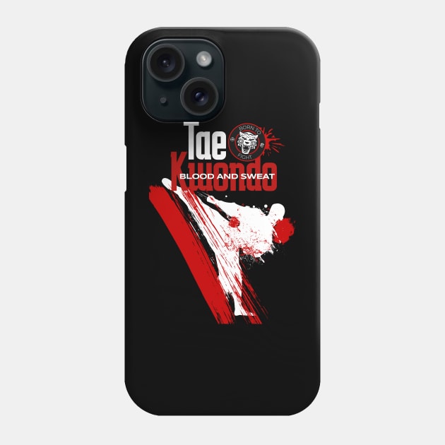 Taekwondo Combat shirt Phone Case by Sprialz0