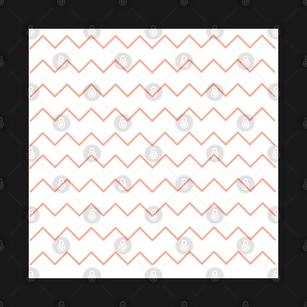 White zigzag pattern by Shineyarts