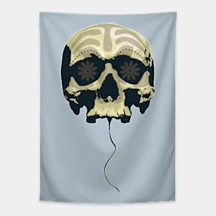 Balloon skull Tapestry