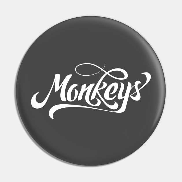 Monkeys Pin by TheVectorMonkeys