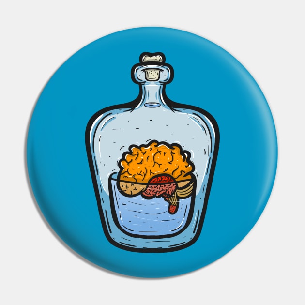 Brain in small jar Pin by happymonday