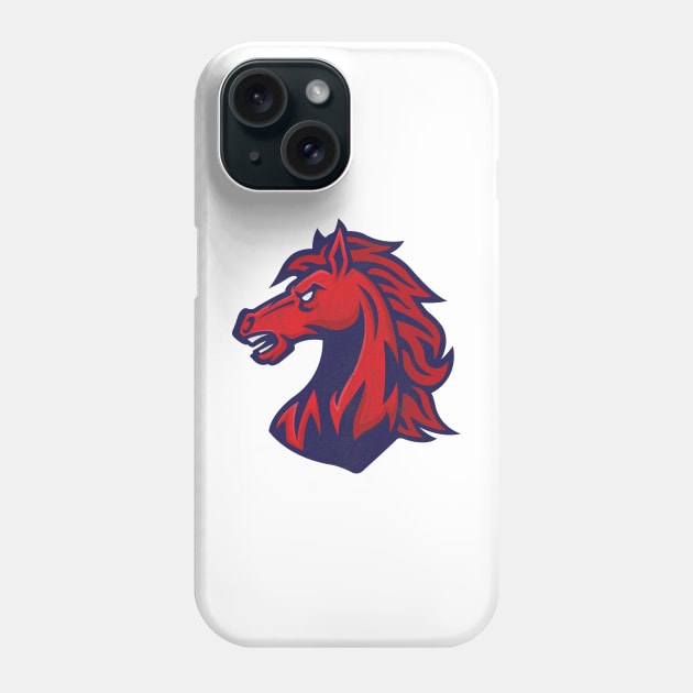 Red Horse Phone Case by UnikRay