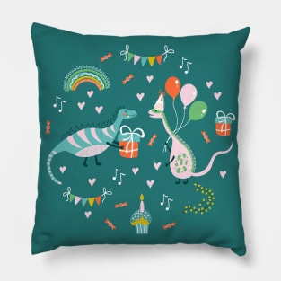 Cute print with dinos Pillow