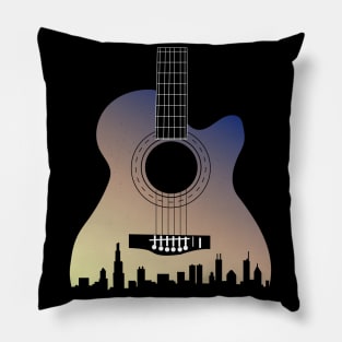 The Chicago Guitar I Music Passion Pillow