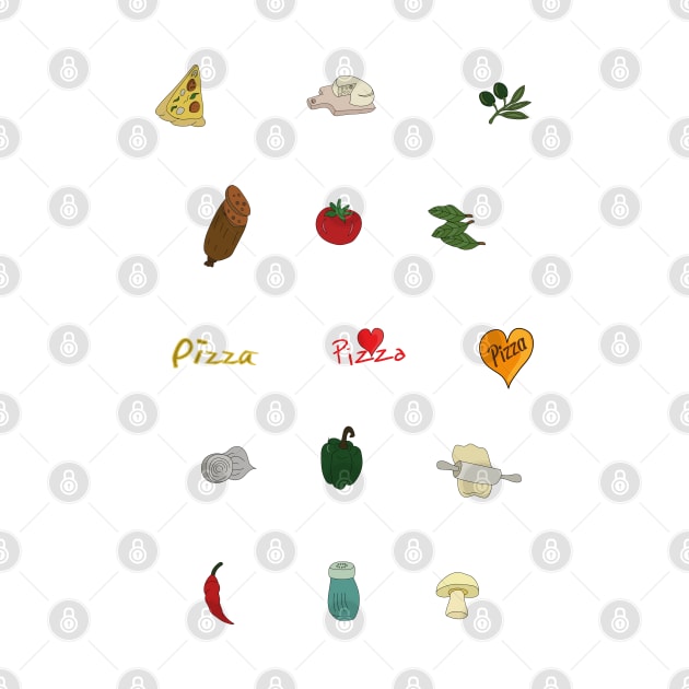 Pizza Ingredients by DiegoCarvalho