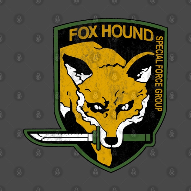 fox hound patch by sketchfiles