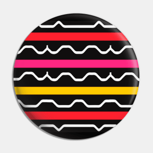 Stripes Colors BAUHAUS Pin