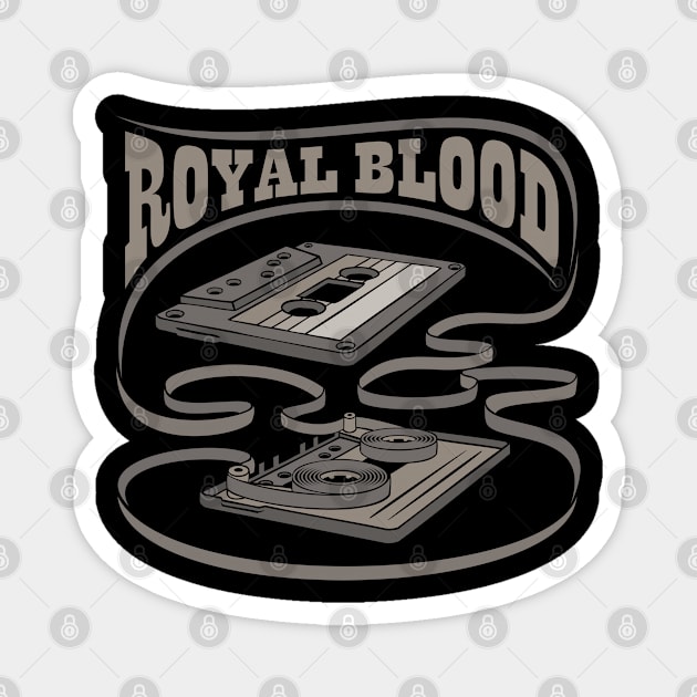 Royal Blood Exposed Cassette Magnet by Vector Empire