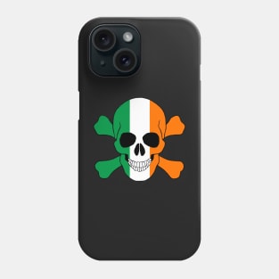 Ireland Flag Skull And Crossbones Phone Case