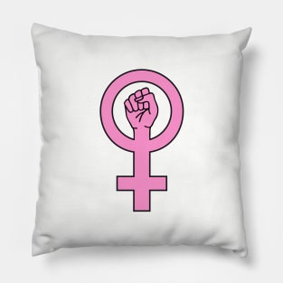 Pink female sign Pillow