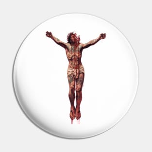 Horror Jesus Christ Crucifixion - Ansekenamun Pin