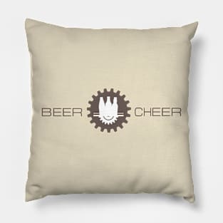 BEER CHEER - LOGO DARK Pillow