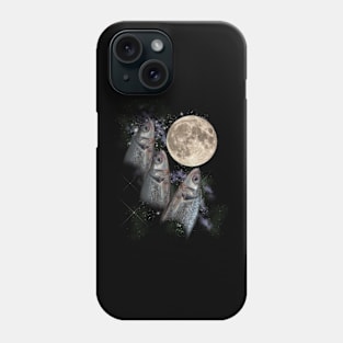 3 Bass Moon Phone Case