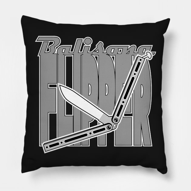 Balisong Flipper Pillow by Spikeani