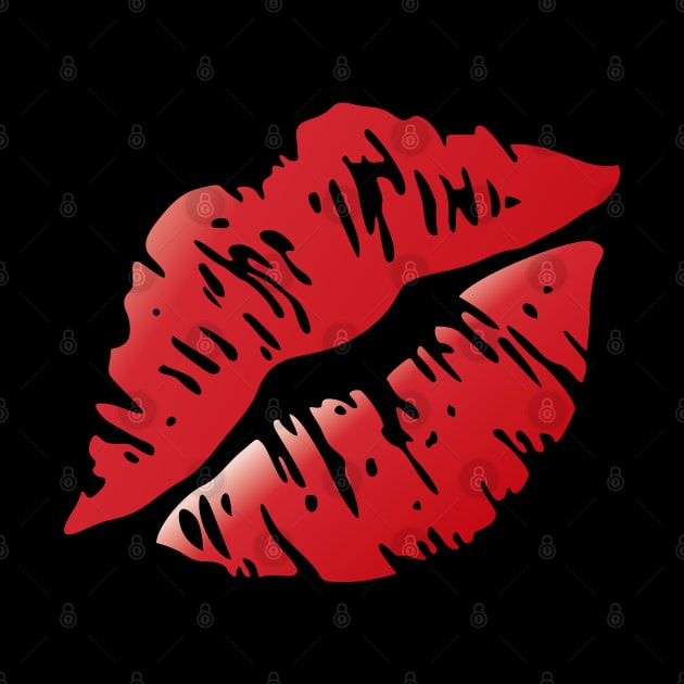 Kiss Mark - Lip Print, Lipstick Mark by twix123844