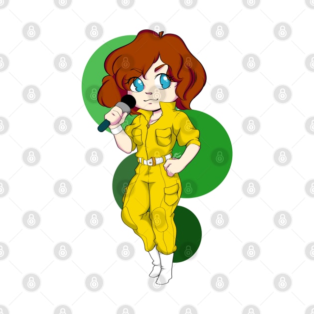 April O' Neil by Beansprout Doodles