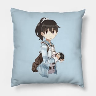 Photographer Anime Girl Pillow