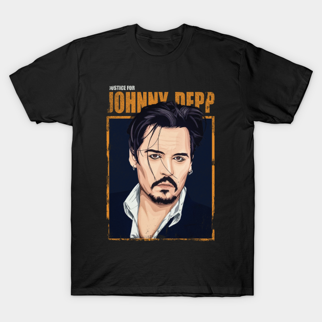 Justice for Johnny Depp Poster - Johnny Depp - T-Shirt | TeePublic