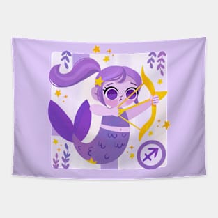 Sagittarius Mermaid Tapestry