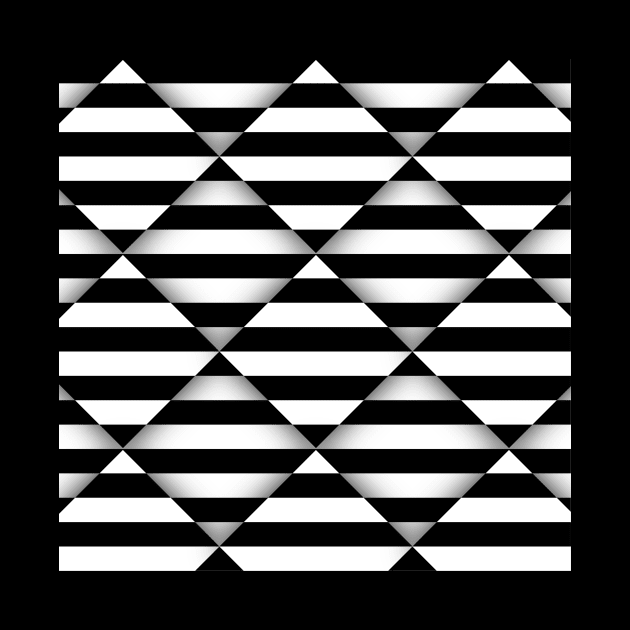 Optical Illusion I Black and White by k10artzone