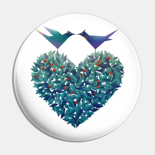 Love Birds Pin