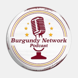 Burgundy Network Podcast Pin