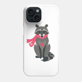 Winter Raccoon Phone Case