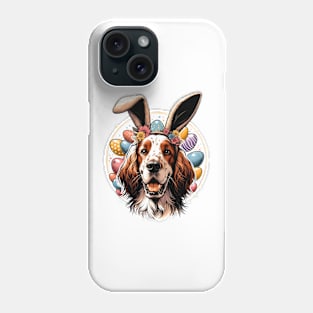 Easter Joy with English Setter in Festive Bunny Ears Phone Case