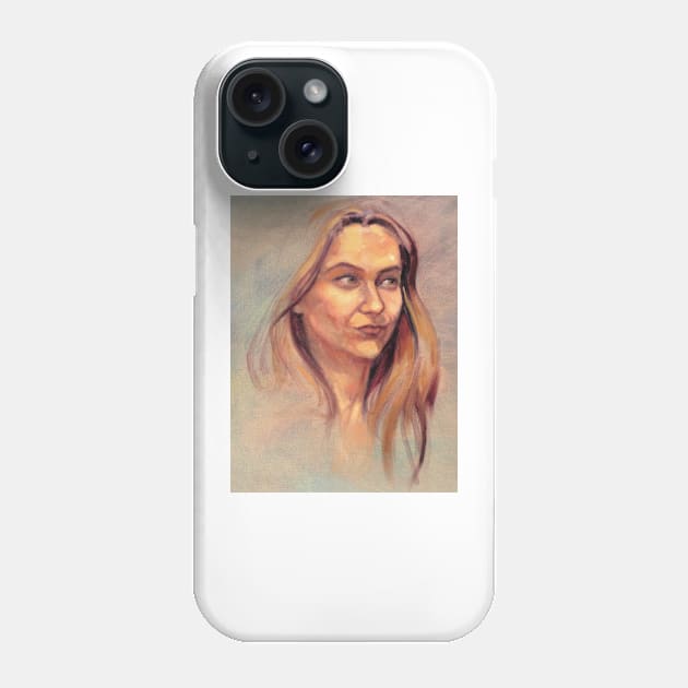 Portrait of Susie Phone Case by rozmcq