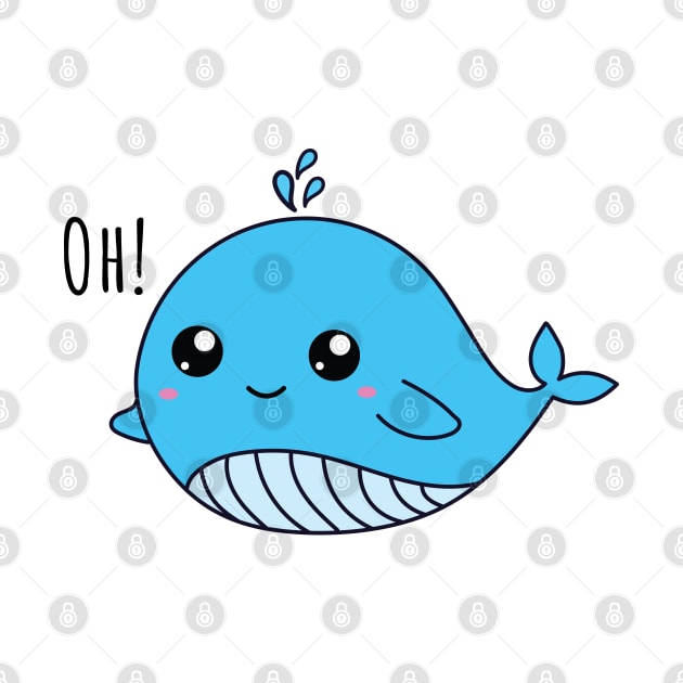 Oh Whale | Cute | Kawaii by joycolor