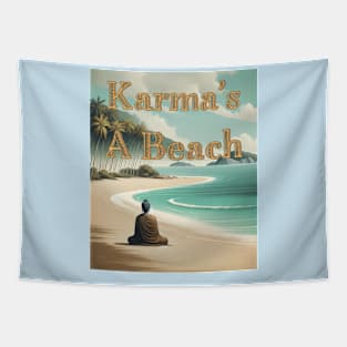 Karma's a Beach 2 Tapestry