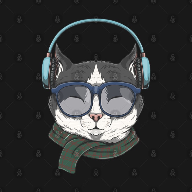 Cat Wearing Sunglasses by Raja2021