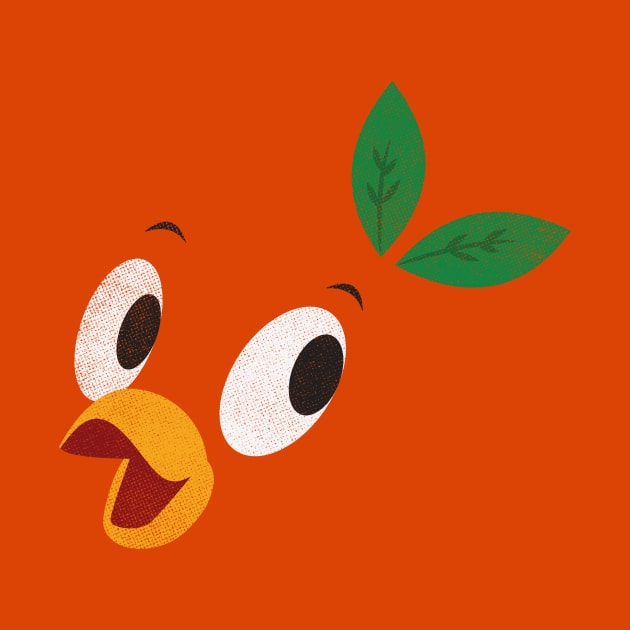 An Orange Bird - Faded by duckandbear