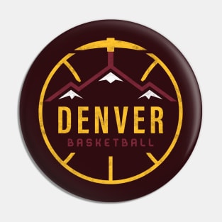 Denver Basketball Title Run, Mile High Nugget Pin