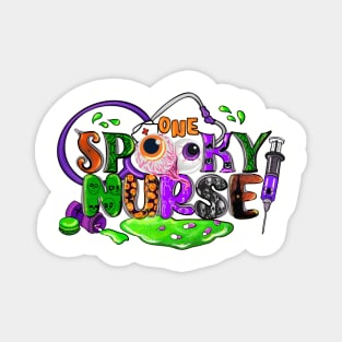 One spooky Nurse Halloween Design Magnet