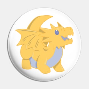 Cute Yellow Dragon Pin