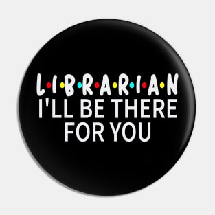 Librarian T-shirt designs Pin