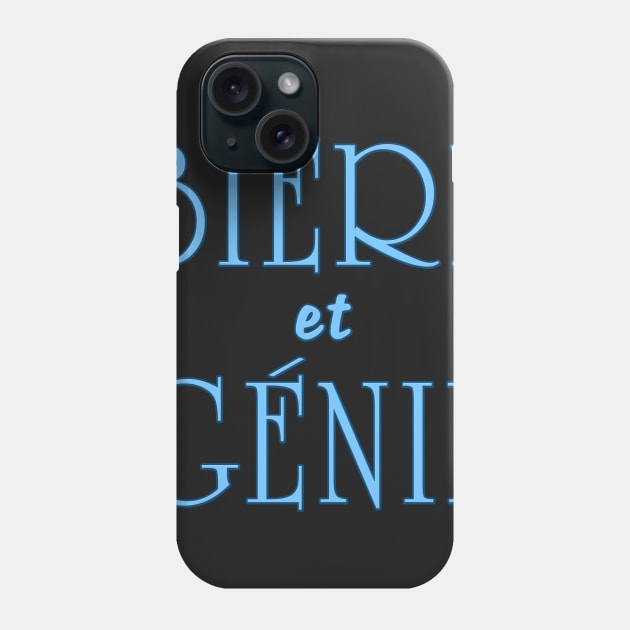 Biere and Genie Beer and Genius Phone Case by Scarebaby