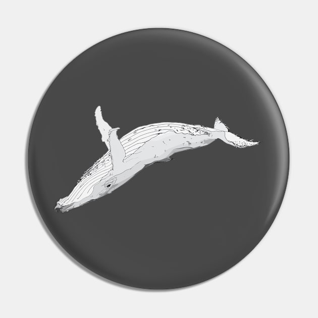 Happy whale Pin by StevenVB
