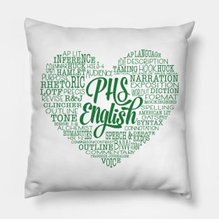 PHS English Love Tshirt Pillow