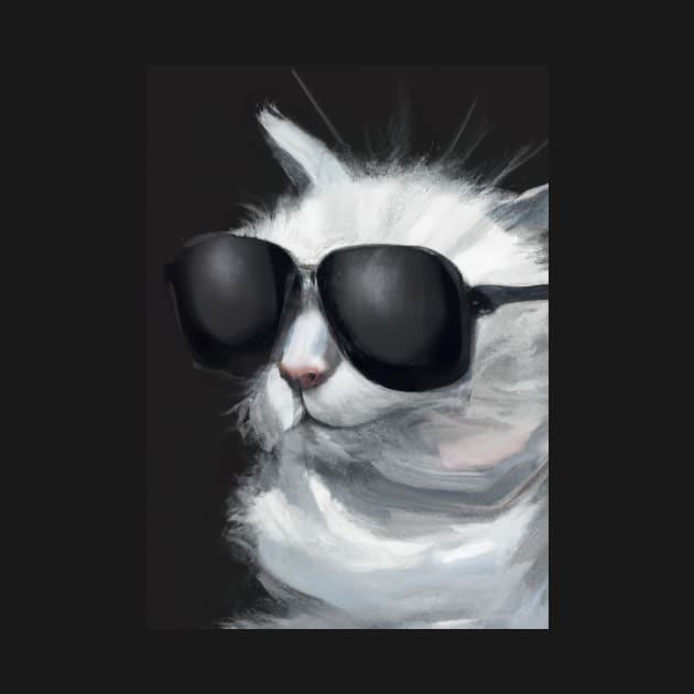Cat with Sunglasses by maxcode