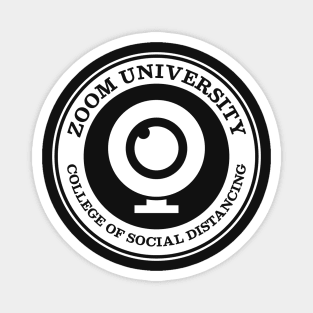 Zoom University (white) Magnet